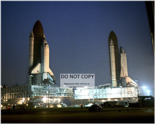 Atlantis and Columbia: A Historic Moment in NASA Photography