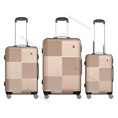 Golden Spinner Trio Suitcase Set