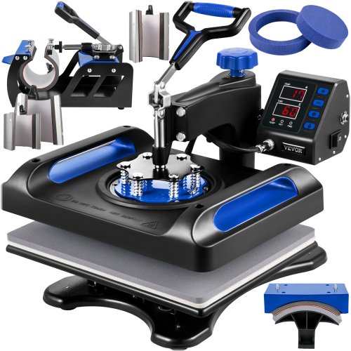 Blue Fusion 8-in-1 Heat Press Machine