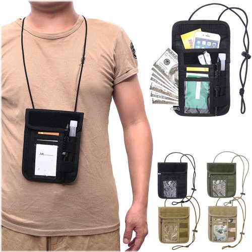 Secure Travel Wallet Pouch with RFID Protection