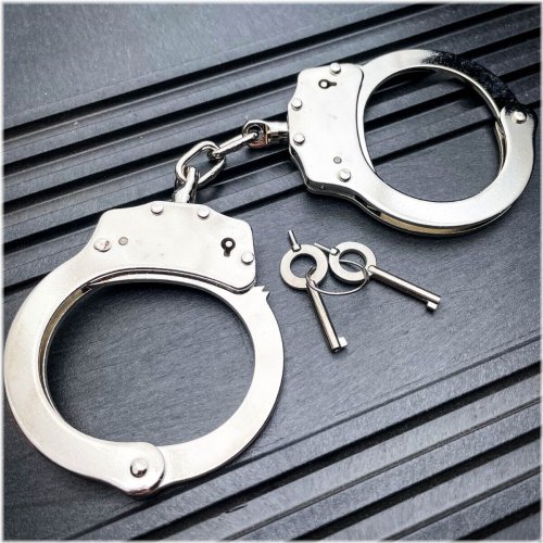 SilverLock Professional Handcuffs - Heavy Duty Security Restraints