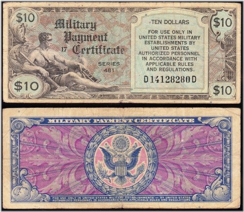 Heritage Military Payment Certificates