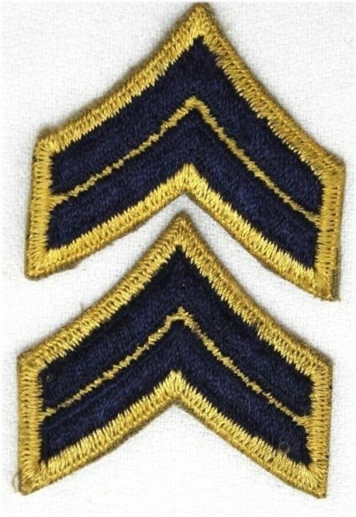 Goldenlite Corporal Chevron Patch