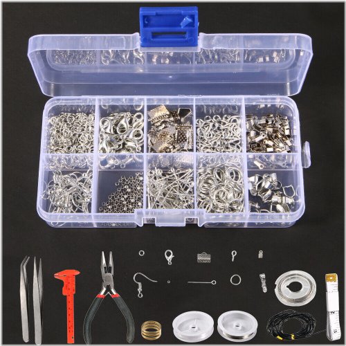 Silver Bead Craft Kit with Repair Tools