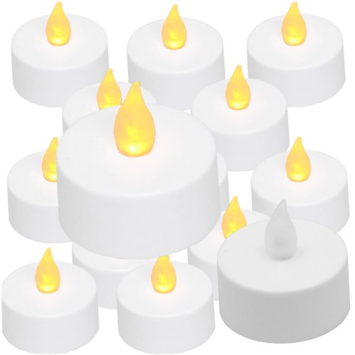 Amber Glow Tea Lights: Perfect for Romantic Weddings and Parties