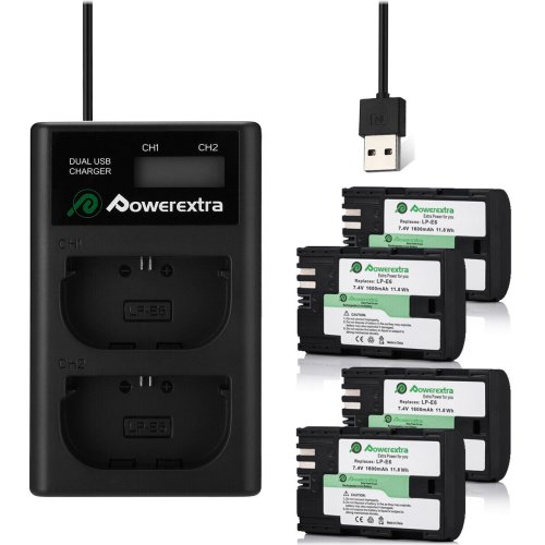 PowerPro Charger and Battery Kit for Canon Cameras