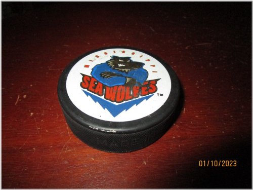 Retro SeaWolves Hockey Puck