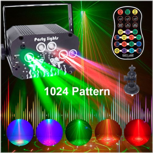 Colorful Laser Pattern Projection Stage Light