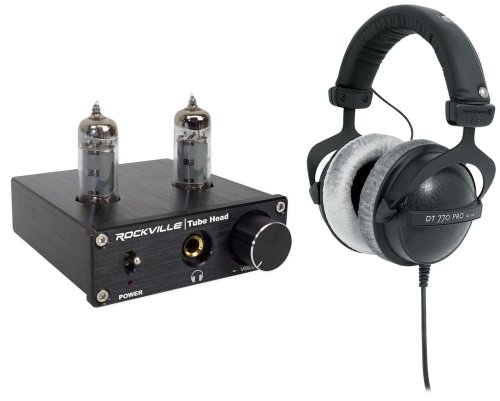 StudioPro 80: Closed Back Headphones with Amplifier for DJs and Monitoring