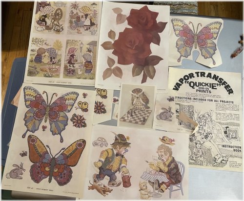 Retro Floral Iron-On Collection