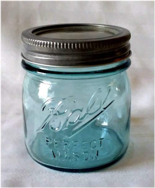 Blue Harvest Half-Pint Mason Jar - Limited Edition