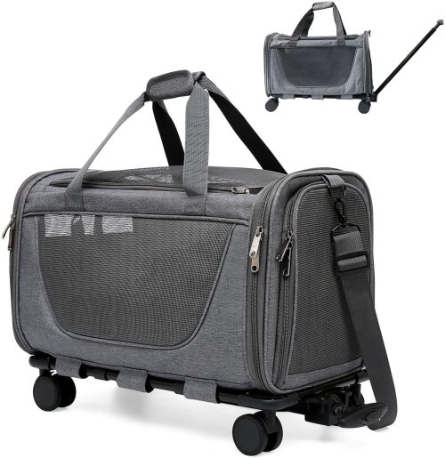WanderPaws Rolling Pet Carrier
