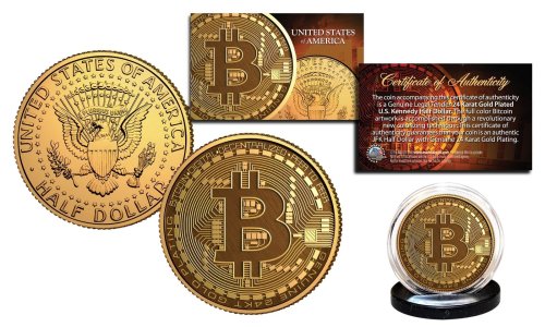 Golden Crypto Half Dollar