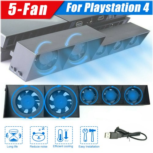 PS4 ChillMate - External Cooling Fan for Enhanced Gaming Performance