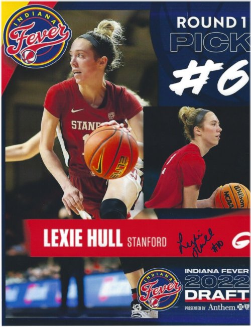 Lexie Hull Autographed WNBA Basketball Photo