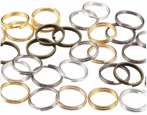 Versatile Split Rings for Key Rings, Leather Craft, and Fishing Tackle