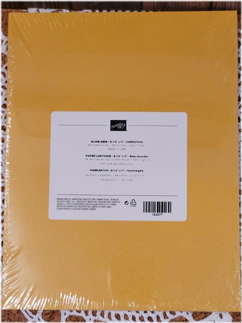 Sunshine Yellow Cardstock