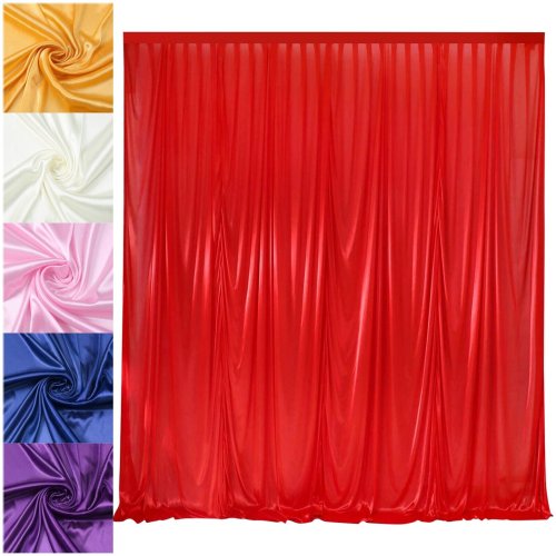 Silk Elegance Backdrop Curtains
