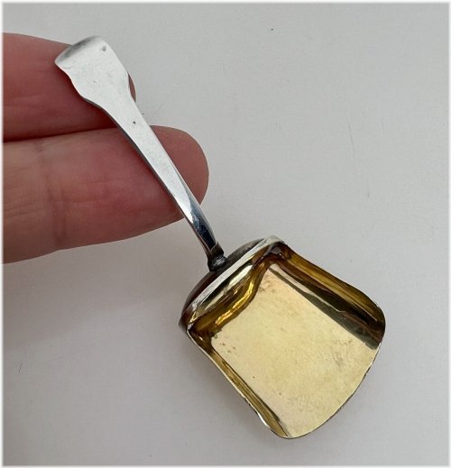 Georgian Sterling Silver Tea Caddy Shovel Spoon - Samuel Pemberton