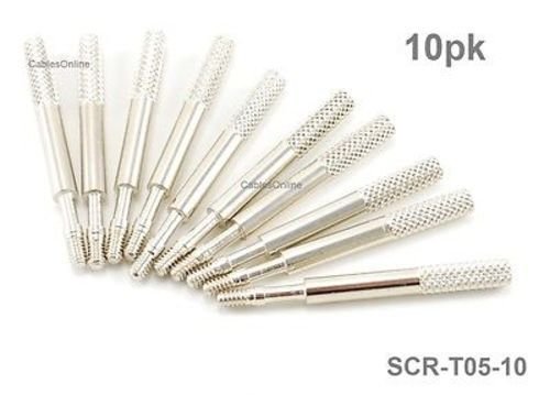 Metal Thumb Screws for Legacy Connectors (10-Pack)