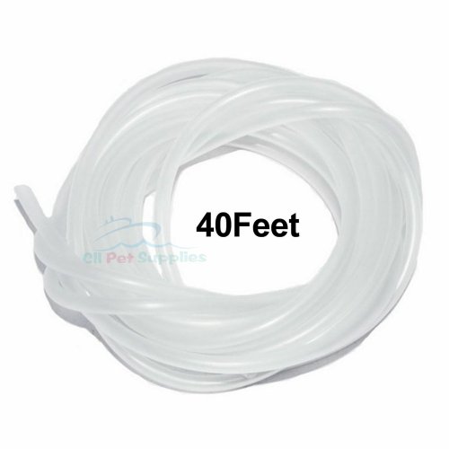 FlowLine Aquarium Tubing Kit: 40 Feet of Flexible Airline Tubing with Valves