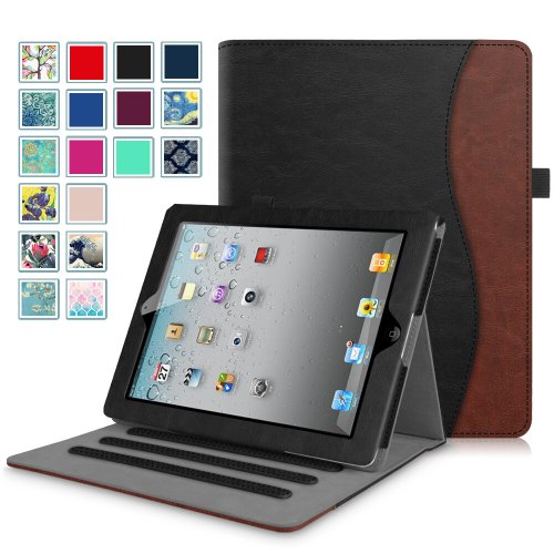 Multi-Angle Stand Sleep/Wake Cover for iPad 4th-2nd Gen 9.7