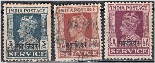 Regal Gwalior Collection: George V Era Stamps