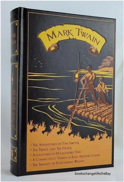 Classic Adventures Leather-Bound Collection: Mark Twain's Famous Novels