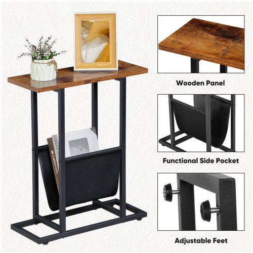 Compact Magazine Holder Table