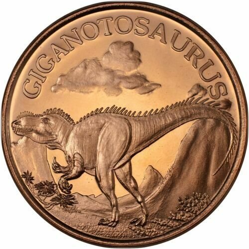 Giganotosaurus Copper Round