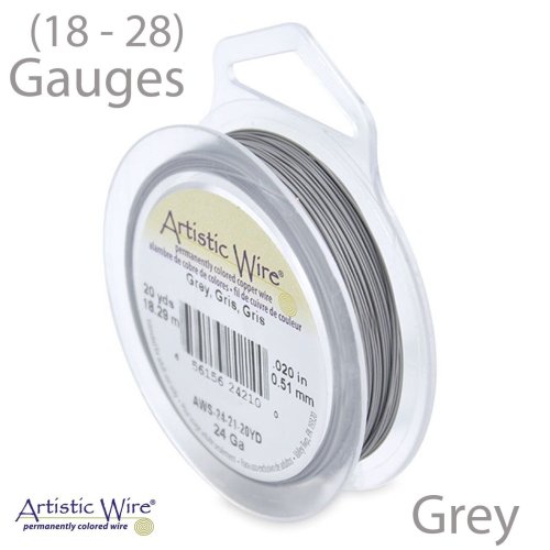 Slate Silver Artisan Wire