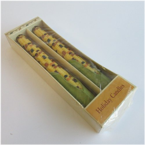 Autumn Harvest Corn Taper Candles