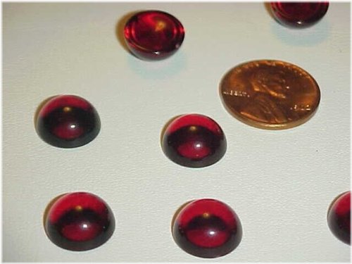 Ruby Smooth Dome Cabochons