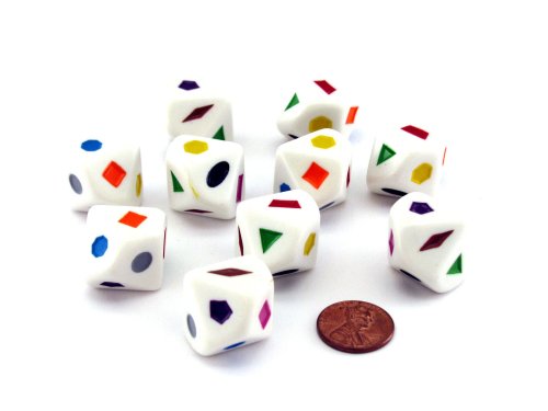 Shapes & Numbers Dice Set