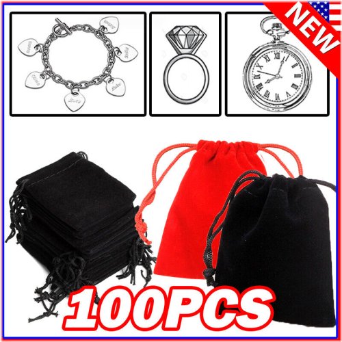 Velvet Crimson Gift Pouches
