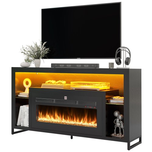Flame Glow TV Stand