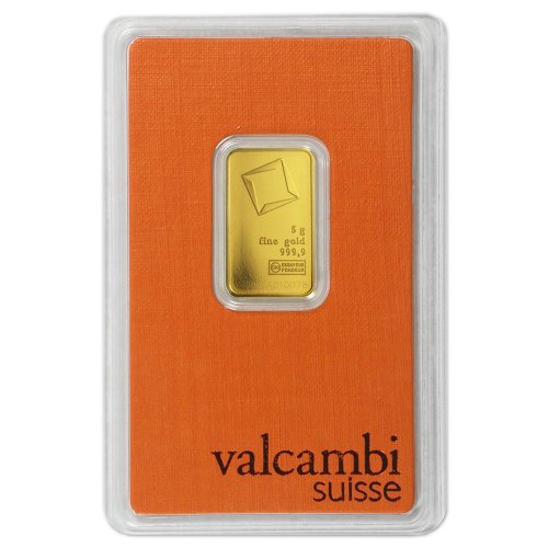 Valcambi Gold Bullion Bar - 5 Grams