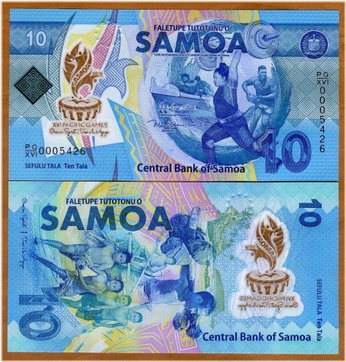 Tala Commemorative Polymer Note - Samoa 2019