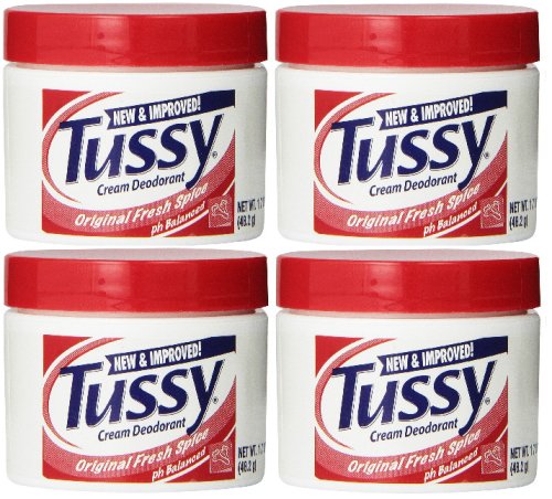 Fresh Spice Deodorant Cream by Tussy (4 Pack)