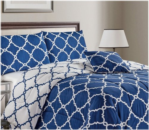 Reversible Microfiber Comforter Set