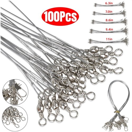 Stainless Steel Fish Lure Trace Wire Set