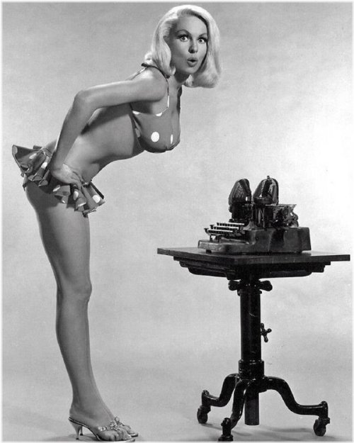 Vintage Pin-Up Polka Dot Bikini Photograph