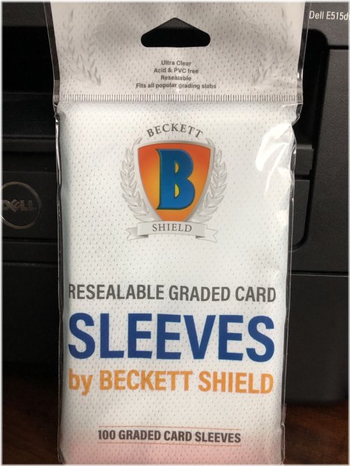 Shielded Graded Card Sleeves by Beckett - Pack of 100 Resealable Sleeves