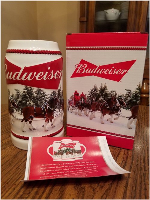 Clydesdale Holiday Beer Stein