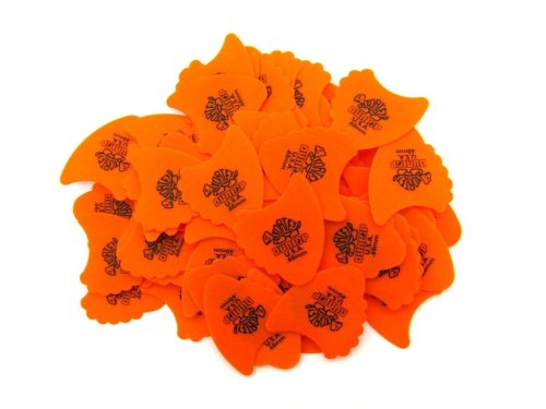 Fierce Orange Tortex Picks - 72 Pack for Guitar and Bass