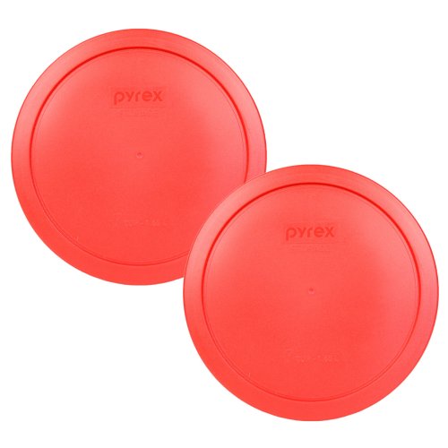 Red Plastic Round Storage Lid Cover for Glass Bowl