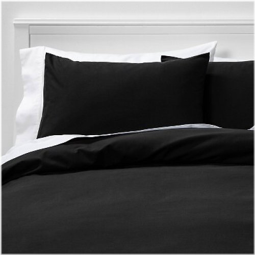Black Cotton Dream Duvet Set