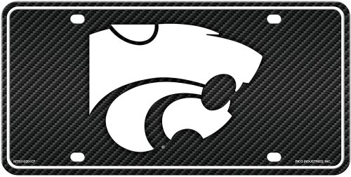 Wildcats Carbon Fiber License Plate