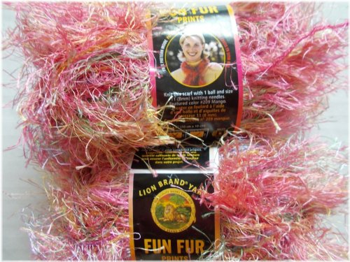 Whimsical Confetti Eyelash Yarn Duo