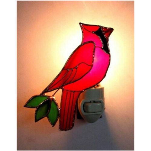 Cardinal Stained Glass Glow